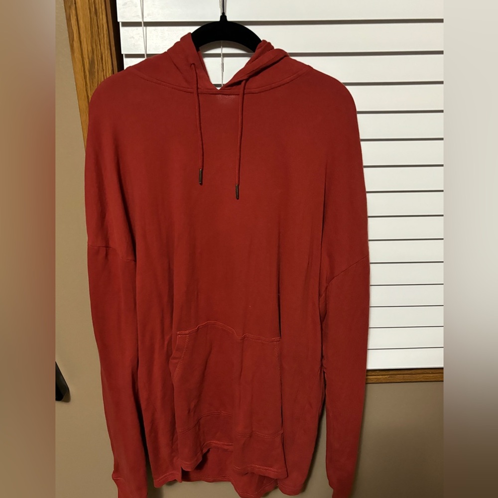 Orange Hooded Sweatshirt (M)